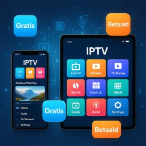 Overzicht van de beste IPTV apps in 2025 – gratis en betaalde opties.