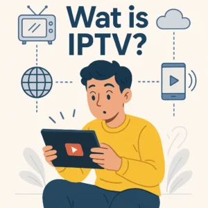 Uitleg over wat IPTV is en hoe het werkt in 2025.